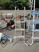 Two Metal Pool Ladders: Three-Step and Four-Step Designs