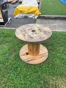 Wooden Spool, 24-Inch Height and 28-Inch Diameter