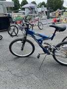 Blue NEXT 18-Speed Full Suspension Bicycle
