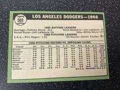 1967 Topps #503 Los Angeles Dodgers Team Card