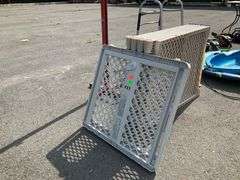 8-Panel Vented Playpen and Hallway Gate Set