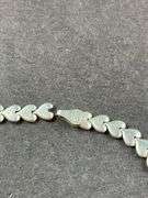 Tiny Silver Heart Bracelet 2.8 grams Sterling Silver size 7", no clasp