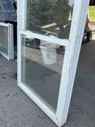 Framed Window Unit with Double Glass Panels, 62”Hx34”W