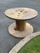 Wooden Spool with 36-Inch Diameter and 25-Inch Height