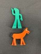 Gumby and Pokey figurines , Jesco, Prema Toy Co