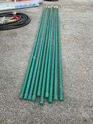 Ten 8’ Vigoro Steel Core Garden Stakes with Plastic Coating