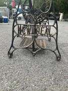 Cast Iron Sewing Machine Treadle Base with ‘New Ideal’ Branding