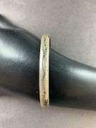 “LSJ” Silver Cuff Bracelet 11 grams Sterling Silver size 2"