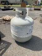 Empty Propane Tank with AmeriGas Branding