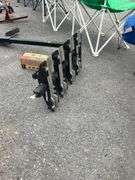 Hitch-Mounted Four-Bike Rack with Black Finish