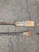 Two Metal Digging Bars With Chisel and Tamping Ends