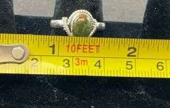 Sterling silver chrysocolla ring size 6.5