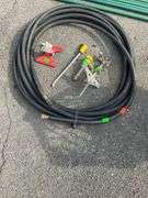 Garden Hose With Assorted Sprinkler Accessories