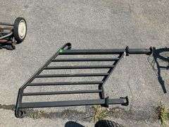 Aluminum Stair Railing, 39”H, With Horizontal Bars