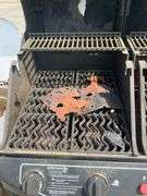 Coleman Gas Grill with Side Burner and Dual Lidded Cooking Surface