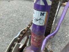 Purple Fuji 24-Inch Bicycle with Gear System