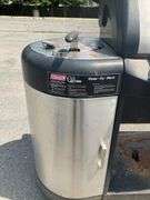 Coleman Gas Grill with Side Burner and Dual Lidded Cooking Surface