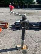 Metal Trailer Jack with Swivel Handle and Base Plate