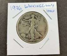 1936 walking liberty half dollar