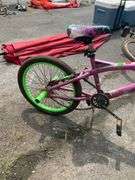 Kent 20-Inch BMX Bike with Pink and Green Design