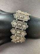 Vintage Bracelet With Silver Balls 27.2 grams Sterling Silver size 6" Mexico