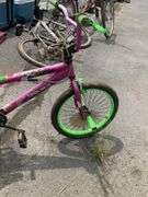 Kent 20-Inch BMX Bike with Pink and Green Design