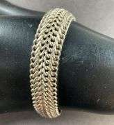 Milor Silver Bracelet Made In Italy 25.4 grams Sterling Silver size 7"