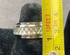 Stainless spinner ring size 6.75