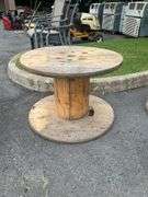 Wooden Spool with 36-Inch Diameter and 25-Inch Height