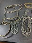Assorted costume jewelry , Necklaces, bracelets, rings