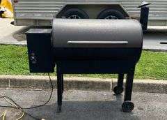 Traeger Electric Pellet Grill, Model TFB65LZB, 32-Inch Grill