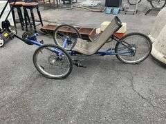 TerraTrike Recumbent Tricycle with Damaged Wheels