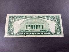 1953A $5 red seal