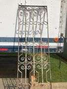 Ironworks Panel with Decorative Scroll Design, 87”Hx21.5”W