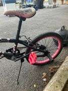 Huffy BMX Bike with Black Frame and Pink Accents