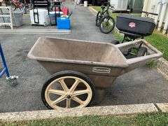 Rubbermaid Dump Cart with Large Wheels