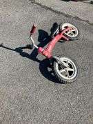 Radio Flyer Balance Bike with Red Frame and Black Seat