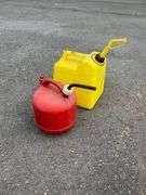 Five-Gallon Diesel Fuel Can and 2 1/2-Gallon Fuel Can with Spouts