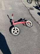 Radio Flyer Balance Bike with Red Frame and Black Seat