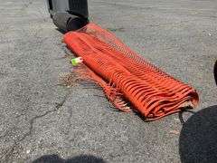 Vented Safety Fencing Roll, 48-Inch Height, Partial Roll