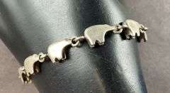 Bracelet With A Toggle Clasp 20.9 grams Sterling Silver size 7.5"