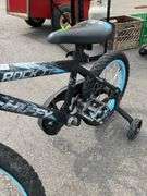 Huffy Kids Bike with Training Wheels and Decorative Graphics