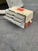 Plano Two-Tone Plastic Tackle Box with Multi-Tiered Tray System