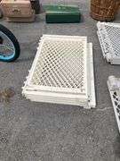 Vented Plastic Pet Playpen Parts with Mixed Sections and Damage