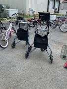 Drive Three-Wheel Rollators Walkers with Baskets and Trays