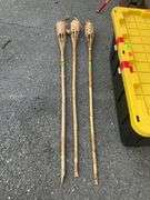Yellow-Lidded Commander XXL Tote and Three Tiki Torches