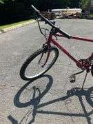 Maroon Barrington Mountain Bike with Dual Suspension