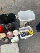 Paint, Sealers, Caulk, and Related Items in Various Containers