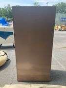 Metal Two-Door Cabinet with Interior Shelf, 30”Lx19”Wx63”H
