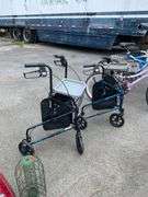 Drive Three-Wheel Rollators Walkers with Baskets and Trays